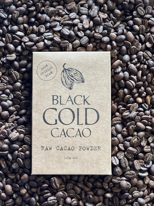 Black Gold Raw powder 125g at bmcoffee - Blue Mountains Coffee Roasters
