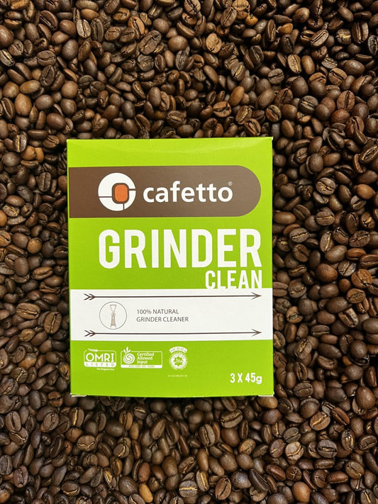 Cafetto grinder cleaner 3x 45g sachets at bmcoffee - Blue Mountains Coffee Roasters