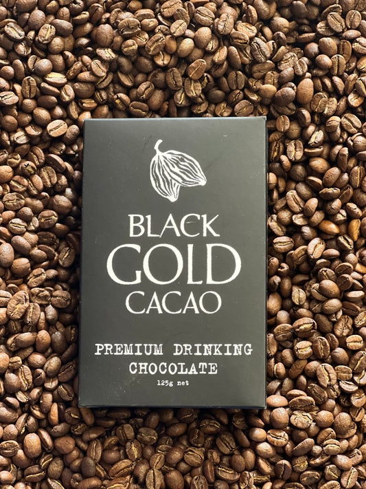 Black Gold Cacao premium 125g at bmcoffee - Blue Mountains Coffee Roasters